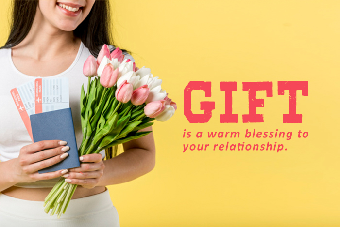  Gift is a warm blessing to your relationship.
