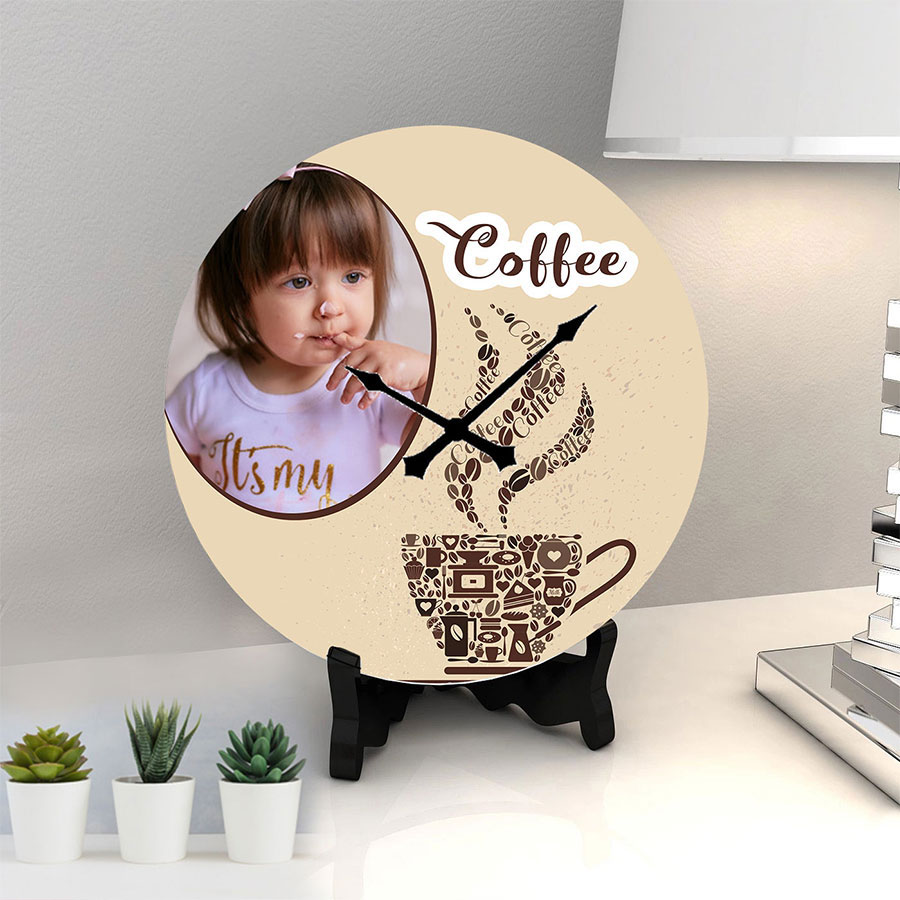 Coffee Personalized memory Clock