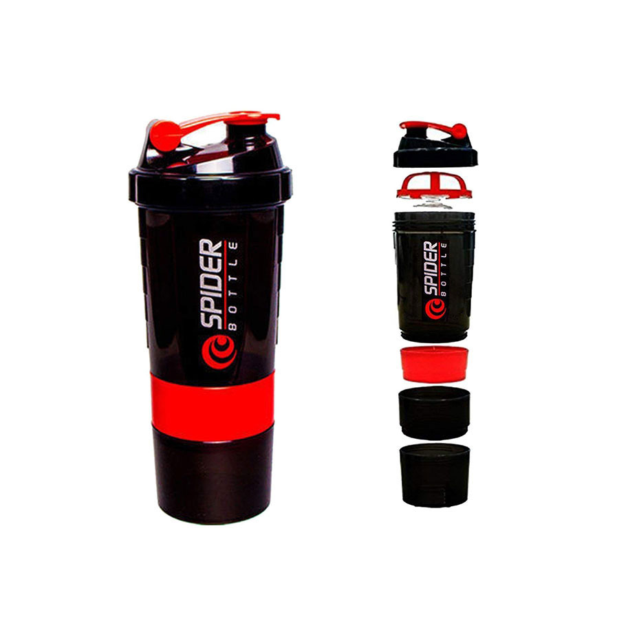 Official Licensed Cardino Sports Gym Workout Red Shaker Bottle, 20