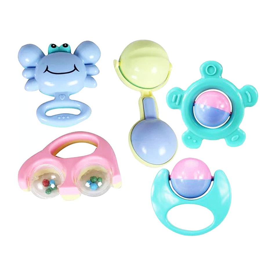 Baby Rattle Set Multicolored - Pack Of 5