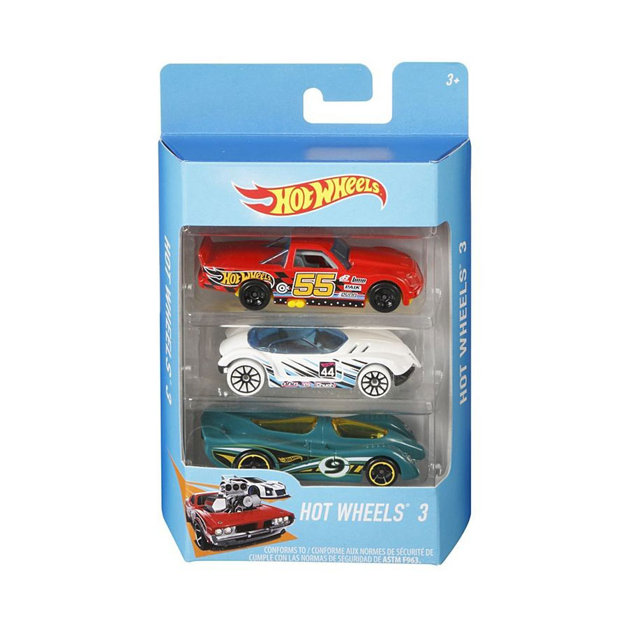 Hotwheels  Diecast Toy Car Pack of 4 - (Colours & Designs May Vary)