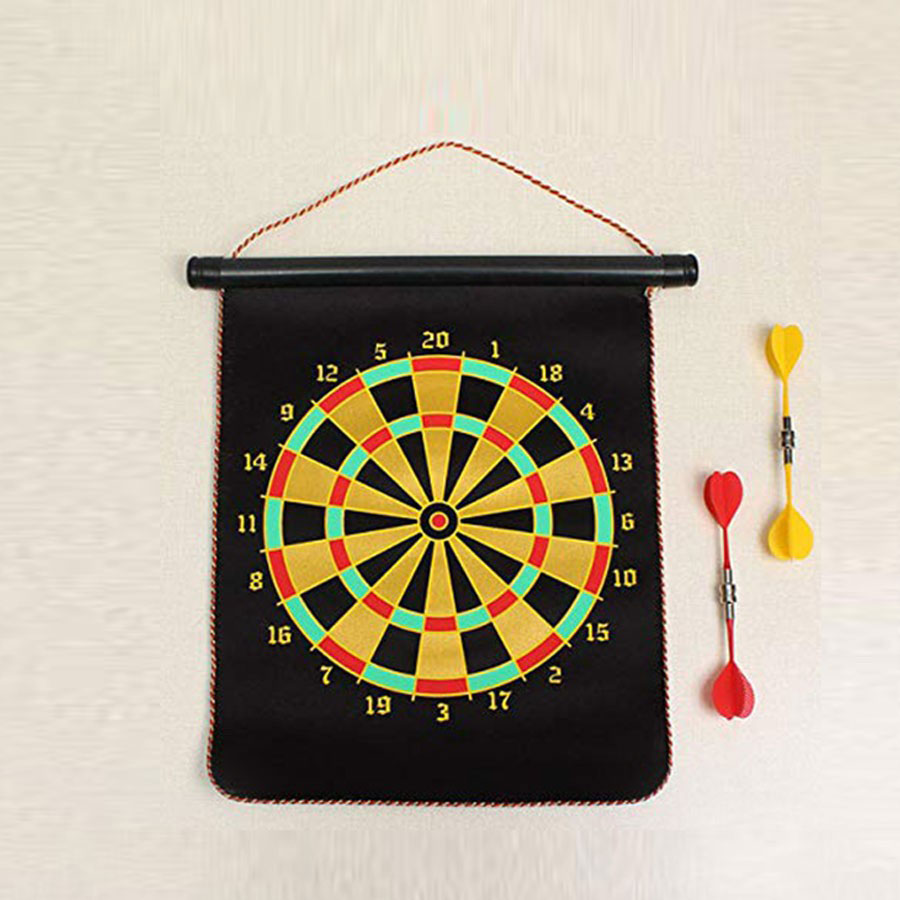 Magnetic Dart Board with 4 Darts (12 Inch)