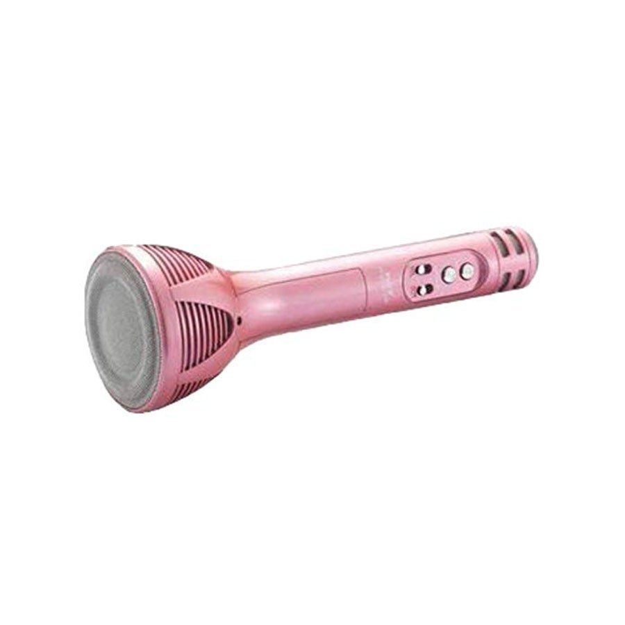 Wireless Bluetooth Karaoke Microphone Mic Speaker Fits All Smartphone Pink