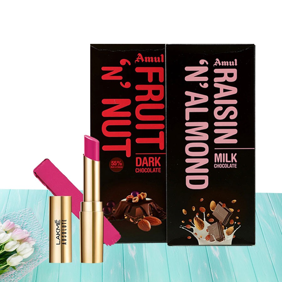 Lakme Absolute Matte Ultimate Lip Color -Orchid Pink -with sweetness of chocolates 