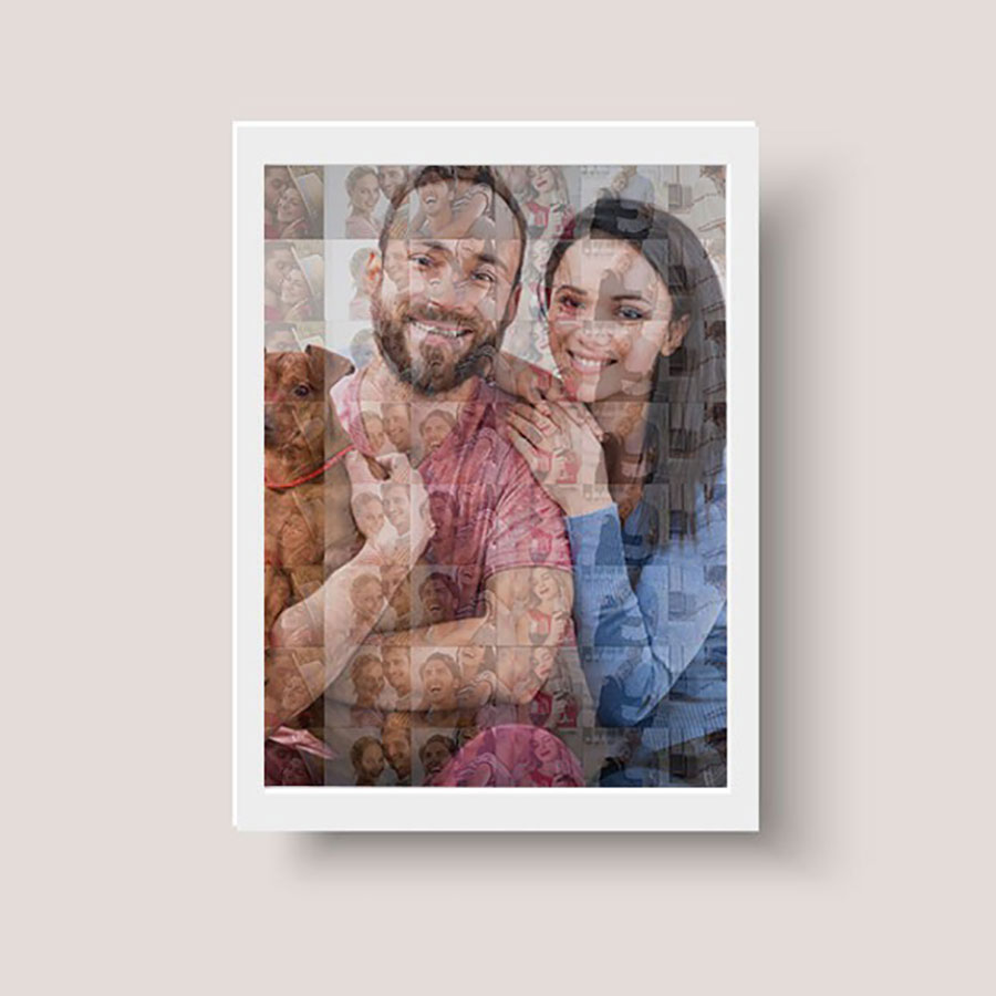 Personalised Mosaic Photoframe