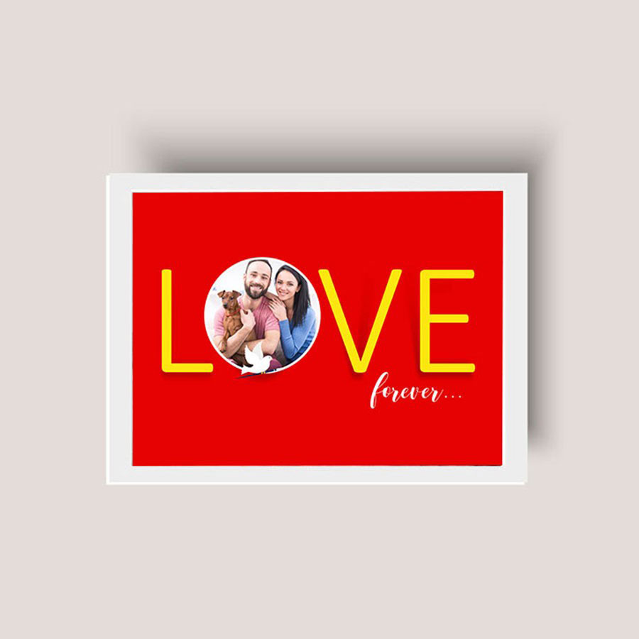 Forever Love Personalized Photo Frame