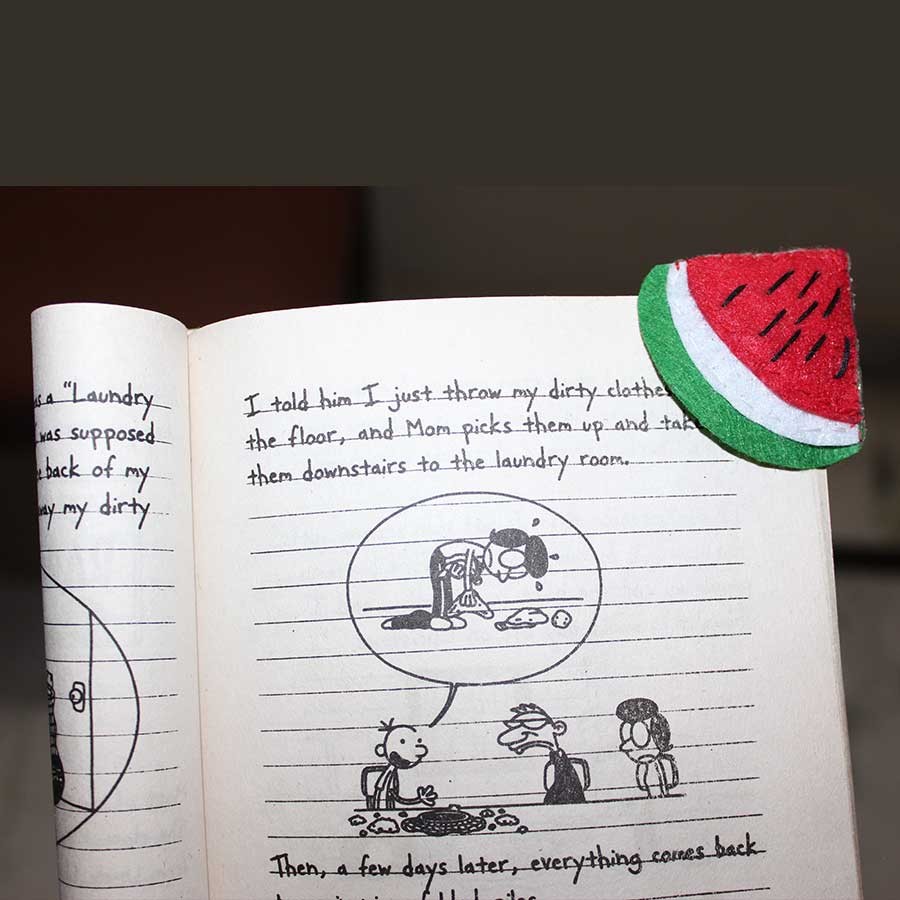 Watermelon Corner Bookmark