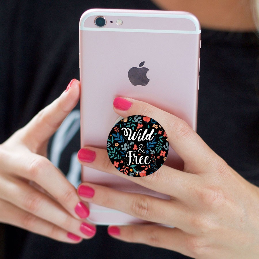 Wild and Free Phone Pop Socket - Any Phone Holder