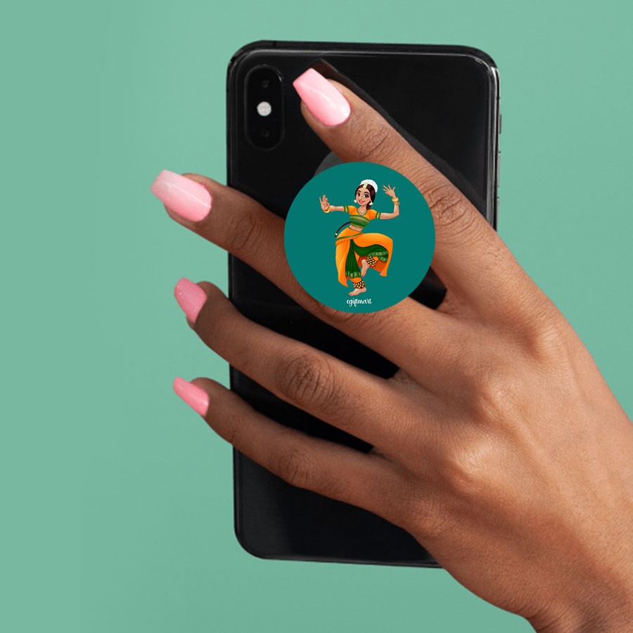 Dancing girl Phone Pop Socket - Any Phone Holder