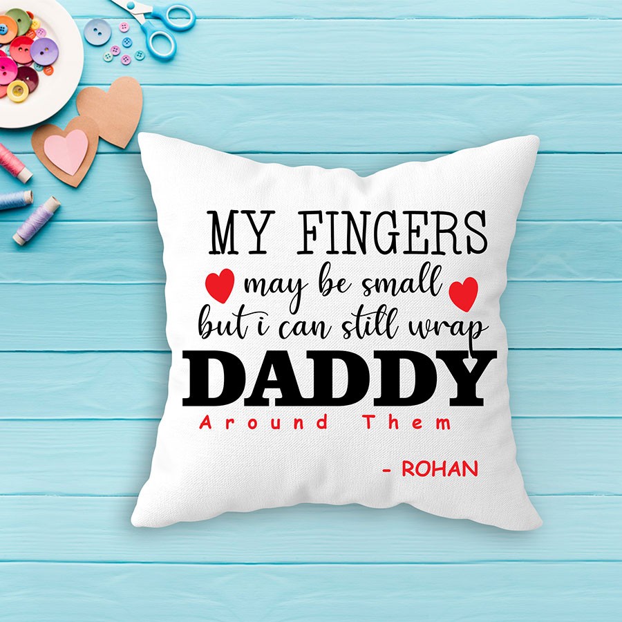 Personalized Cushion for Fathers Day