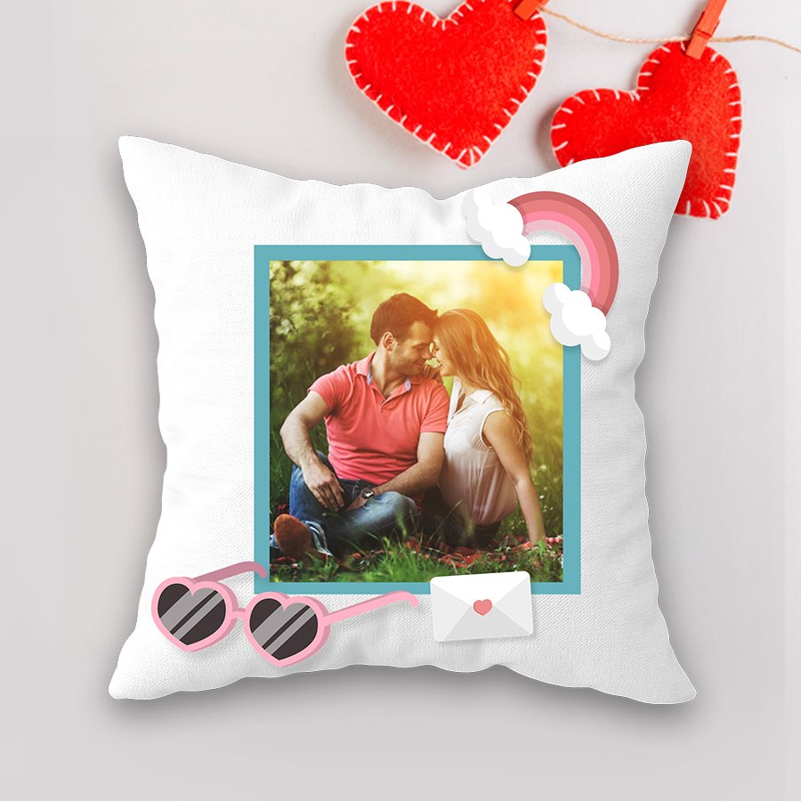 Romantic Couple Cushion 12x12