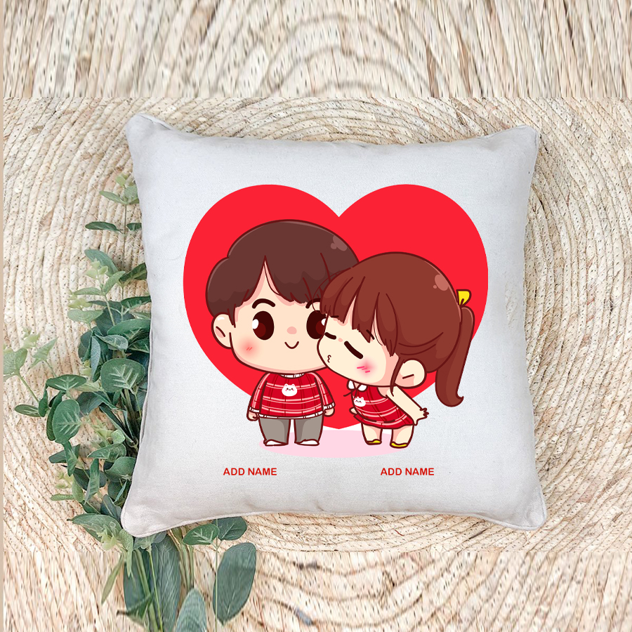 Personalised Love Couple Cushion 