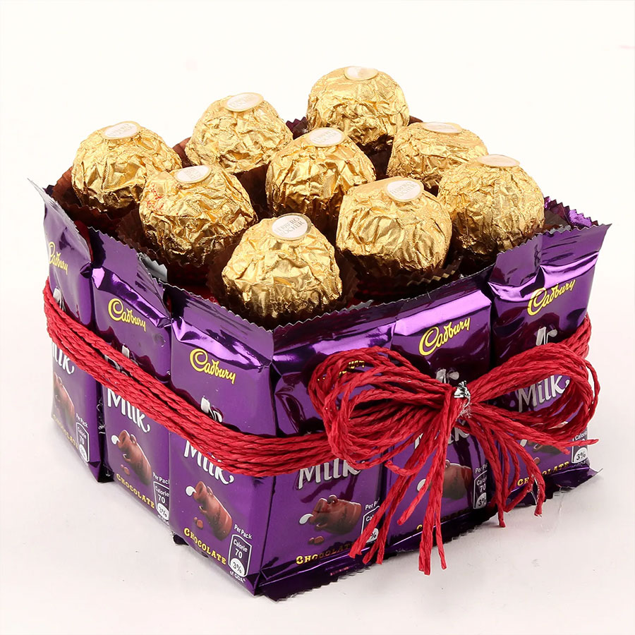 gift assortment of cadbury chocolates Delivery in Hyderabad -  HyderabadOnlineFlorists