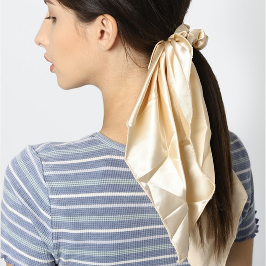 Hammered Silk Scrunchie