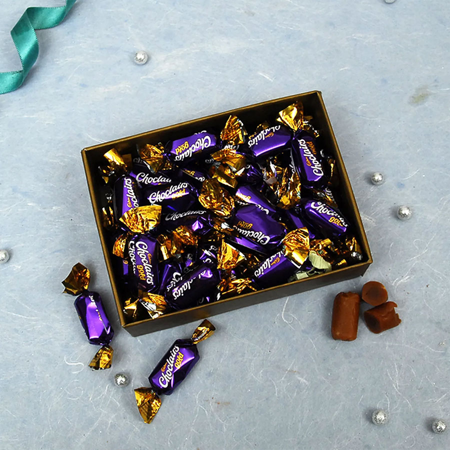 Cadbury Choclairs Gold Toffees in Gift Box