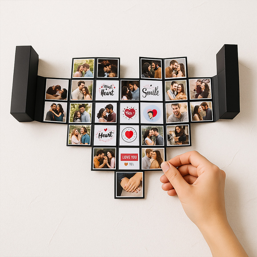 Heart Fold Card in a box 