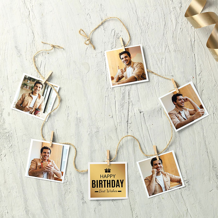 Polaroid Photo with Temptations Chocolates - With Free Gift Pack