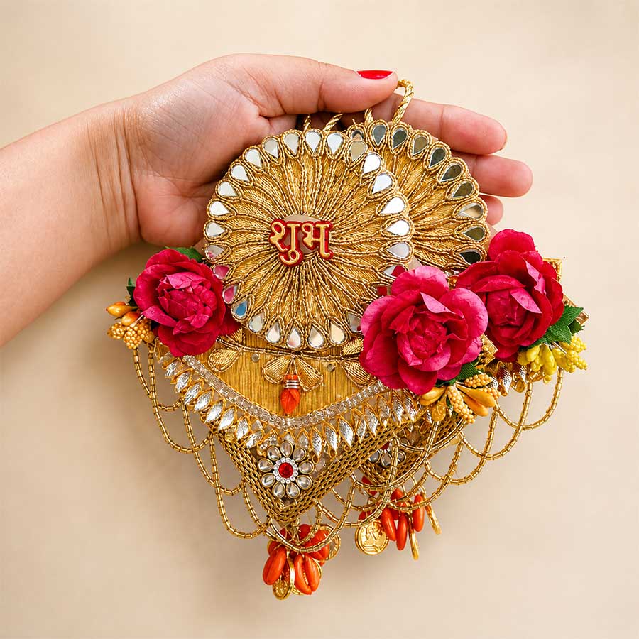Shubh Labh Pooja Decoration Items for Home Decor Door hangings,toran for Home Decoration, shubh labh Door Hanging
