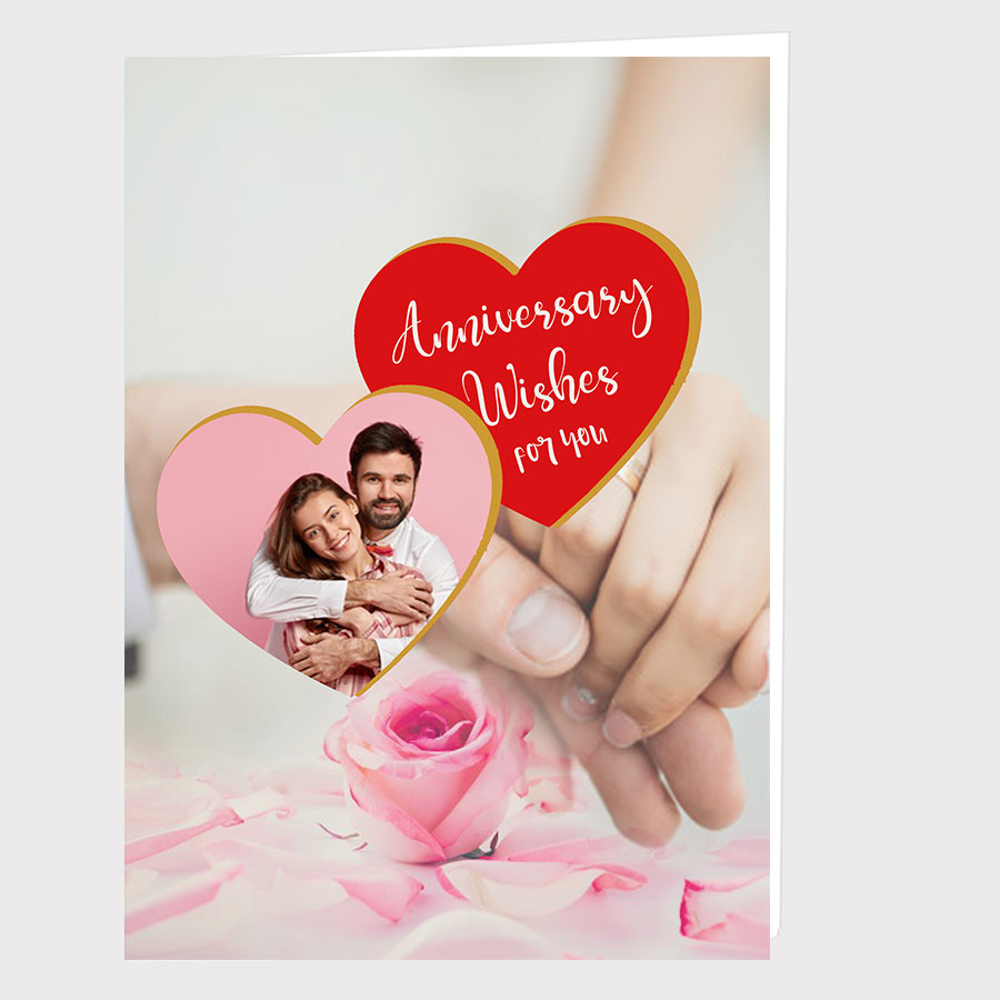 Personalized Anniversary Greeting Card 