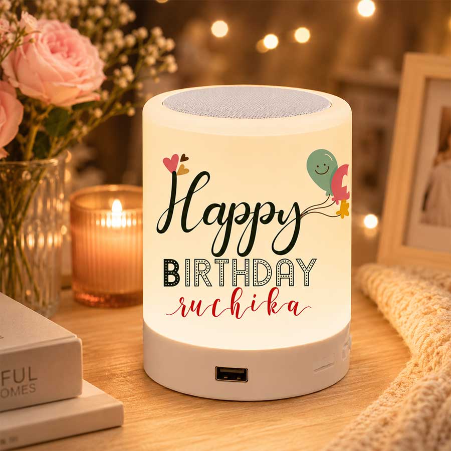 Personalized Birthday bluetooth speaker