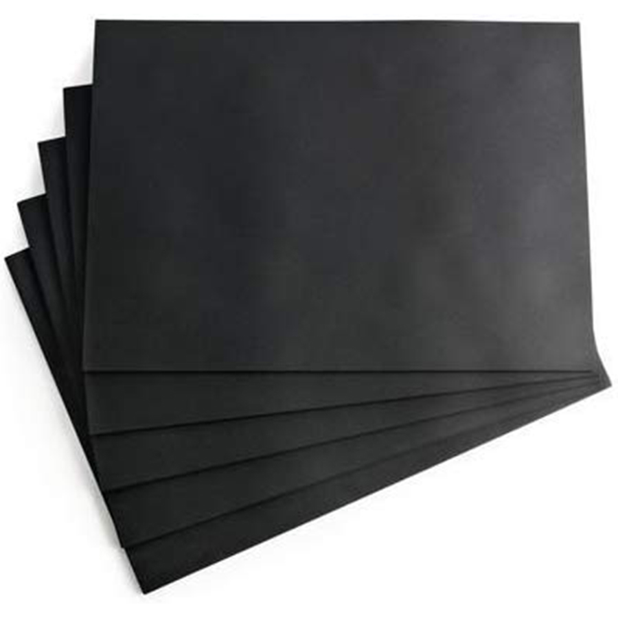 Paper 350 GSM Pack of 20 Sheets-Black - Coloured Paper,  Best for Art & Craft Work, Project Work