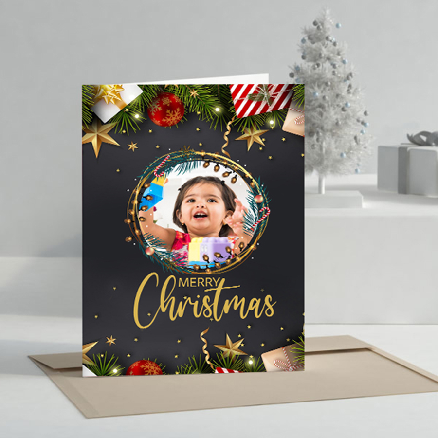 Personalized Christmas Greeting Card 