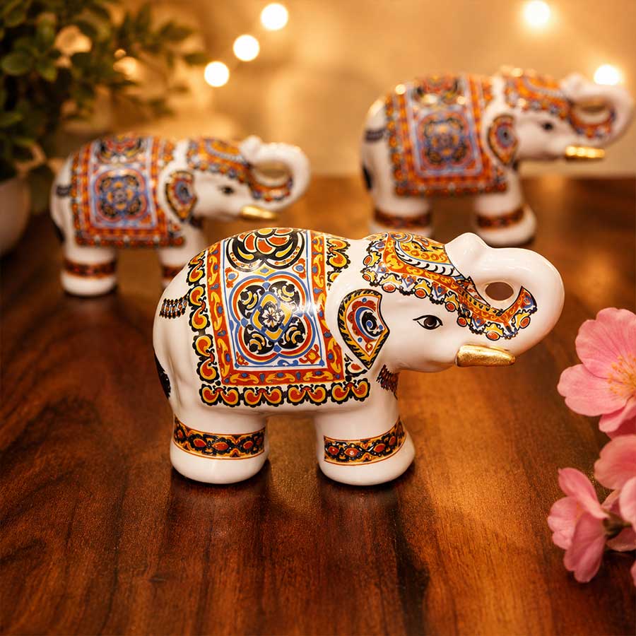 Rajasthani Elephant Set of 3