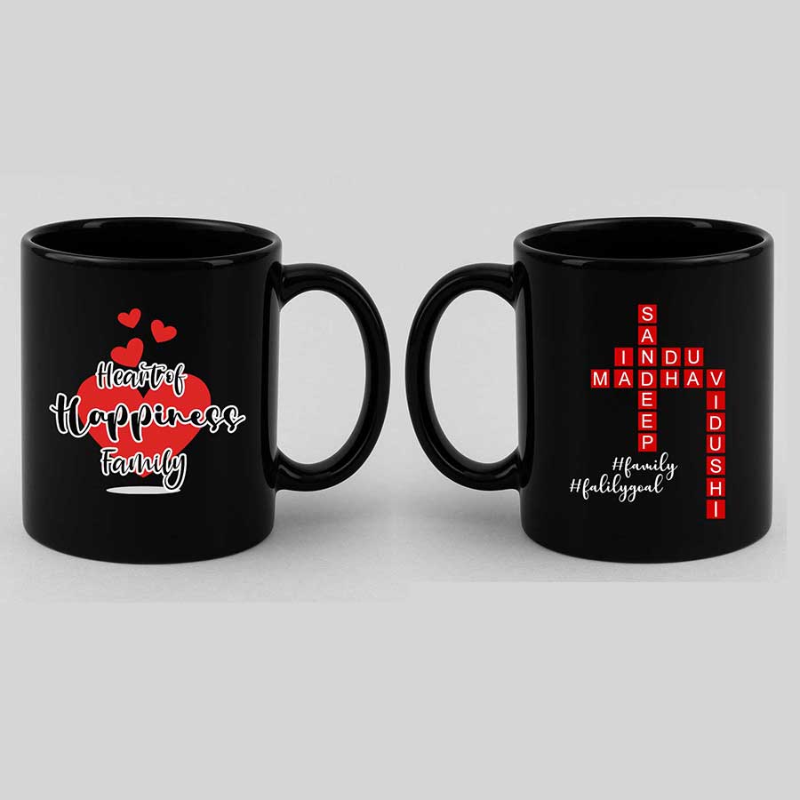 Personalized family mug | Personalized Name scramble mug