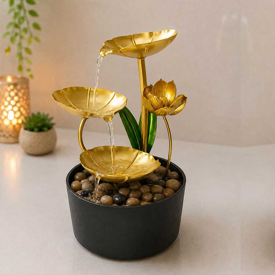 Metal Tabletop Water Fountain