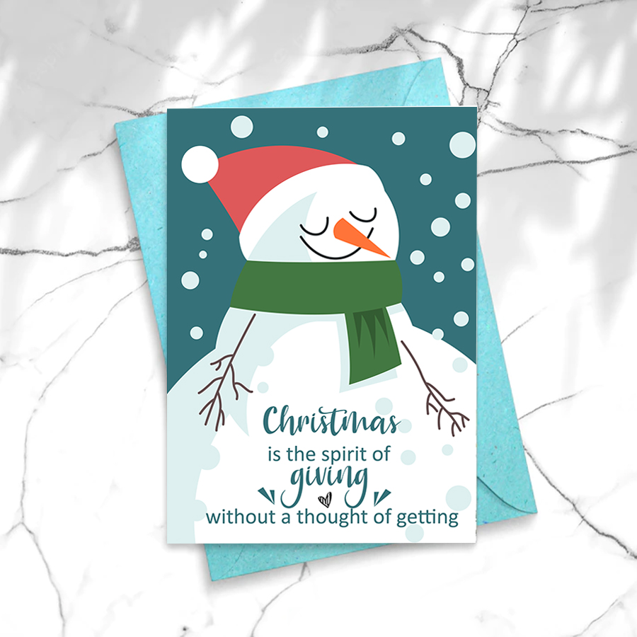 Personalized Christmas Greeting Card 