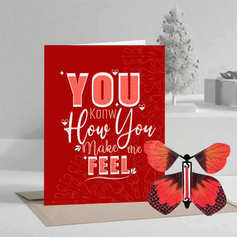 Aww-dorable Butterfly Card - Free Delivery
