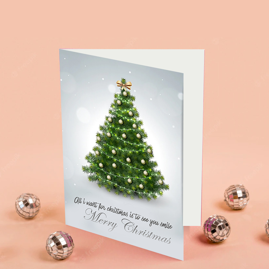 Personalized Christmas Greeting Card 