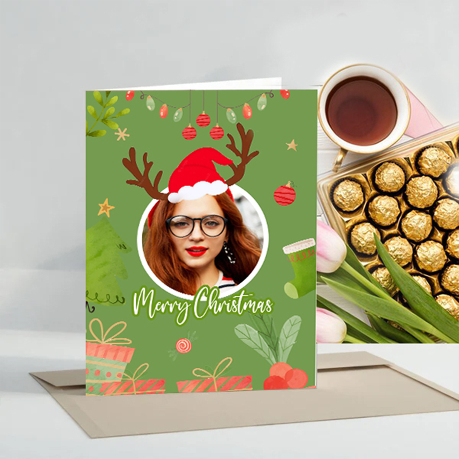 Personalized Christmas Greeting Card 