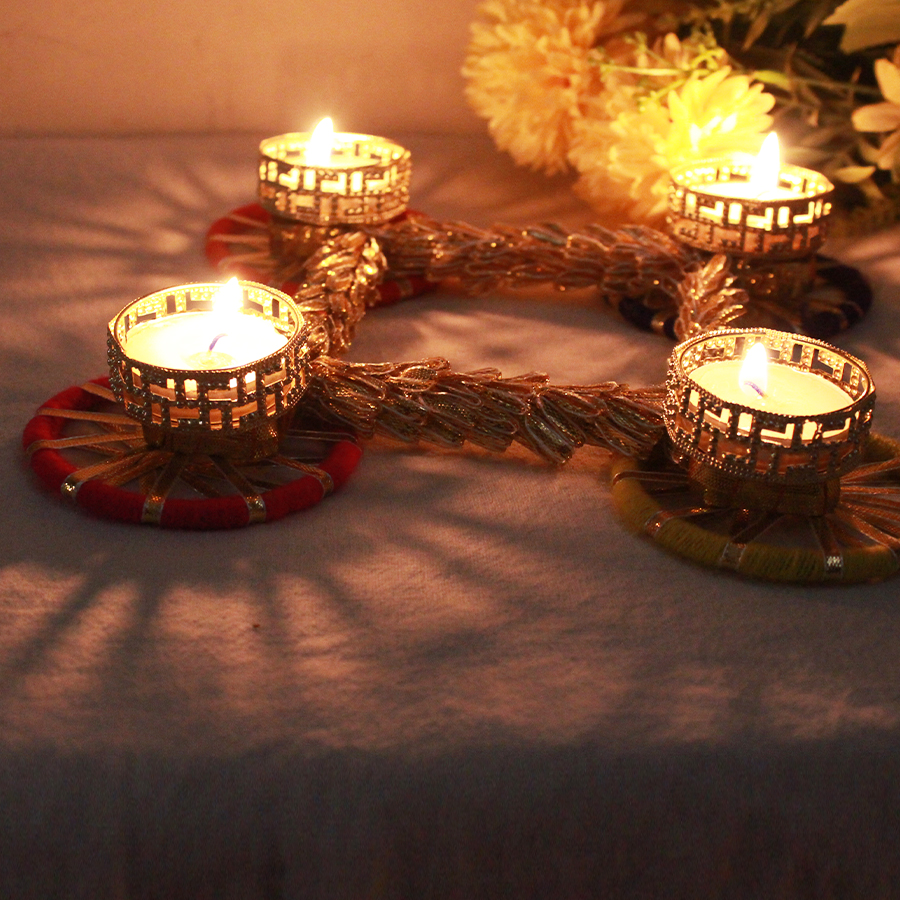 Decorative Designer Centerpiece Tea-light Candle 