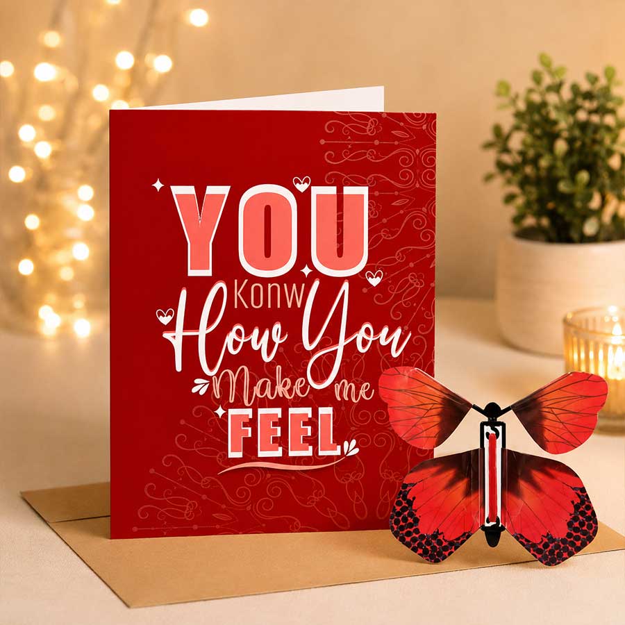 Aww-dorable Butterfly Card - Free Delivery