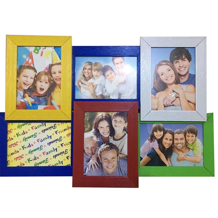 Happy Family Multi Frame Personalized Photoframe