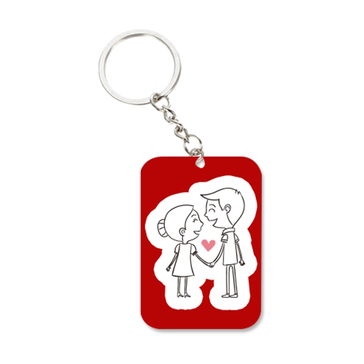 Holding hand love keychain