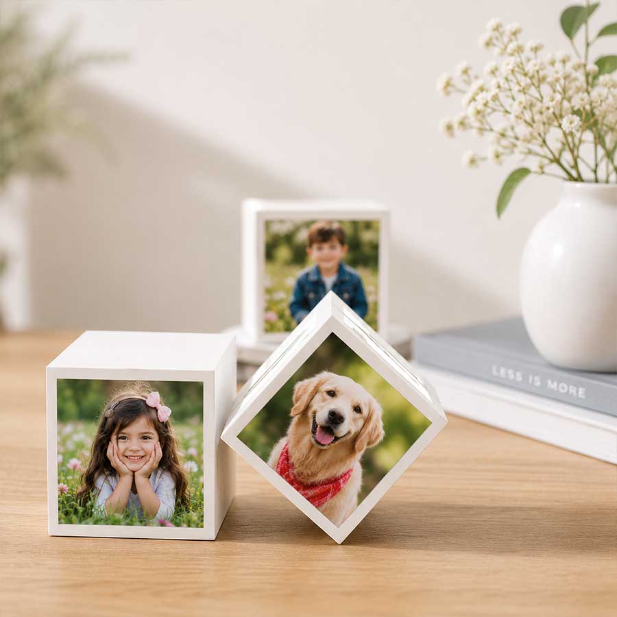 Pop Up Cube Box (WIth 8 Photo) Free delivery