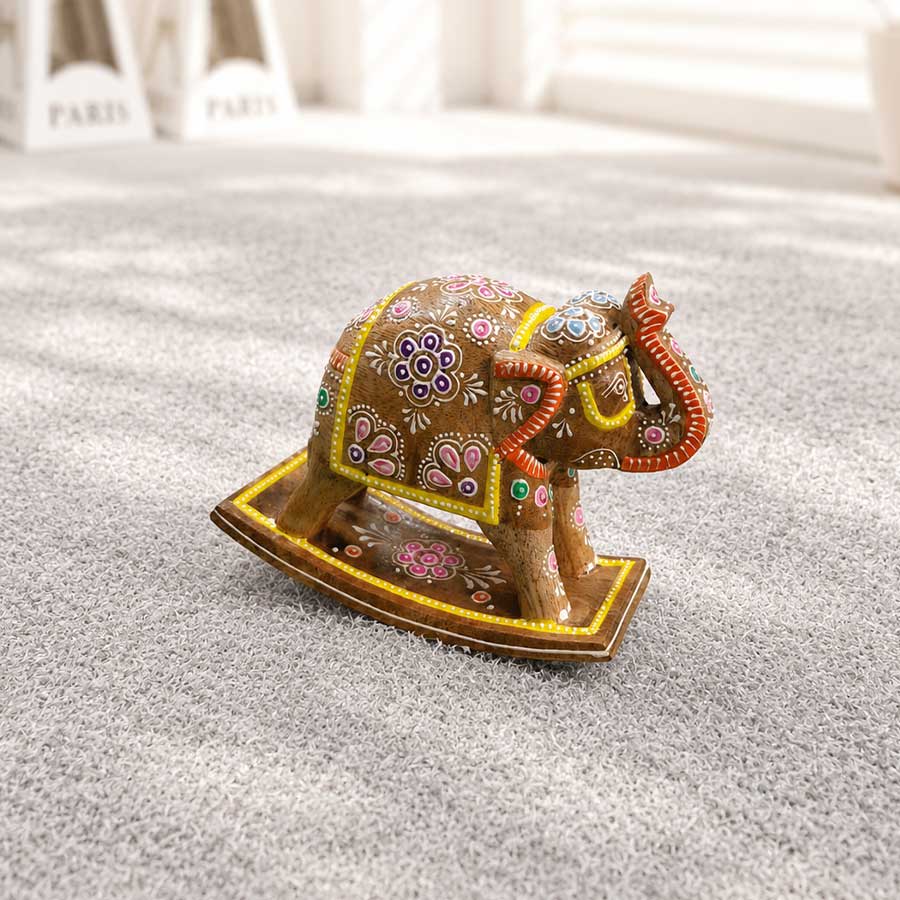 Decorative handpainted elephant