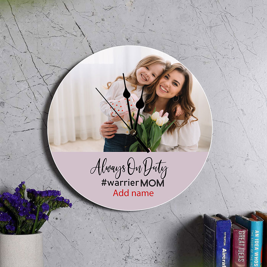 Personalized clock for MOM