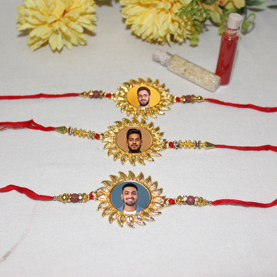 Personalized Rakhi Pack of 3