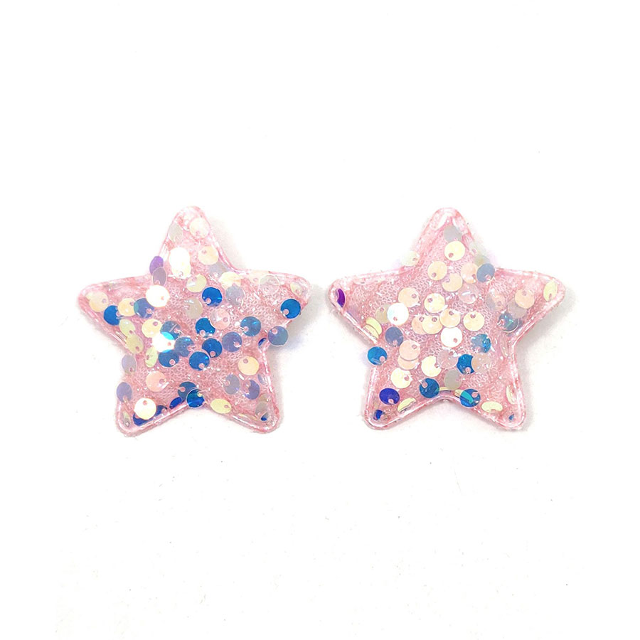  Party Wear Sequence Star Hair Pin Set of 2  