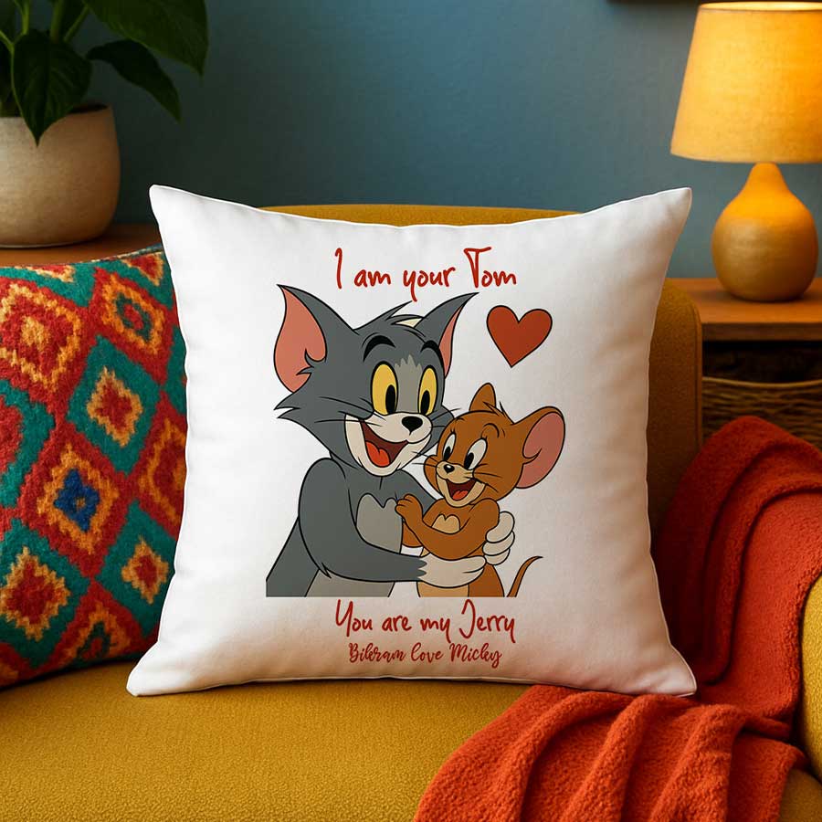 Tom and jerry LOve Cushion