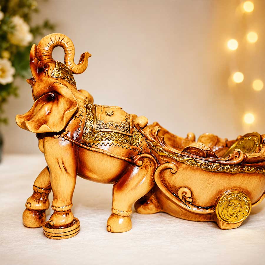 Resin elephant animal single wine bottle holders 