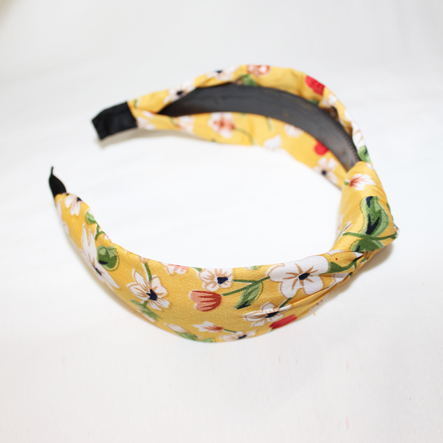 Yellow Knotted HairBand